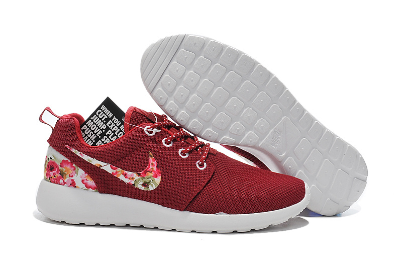 basket nike roshe run femme bordeaux